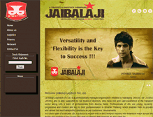 Tablet Screenshot of jaibalajilogitech.com